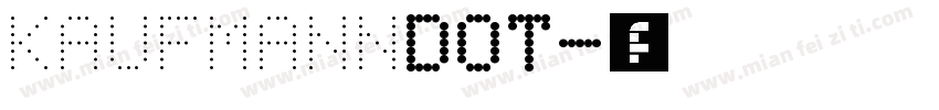 kaufmannDOT字体转换