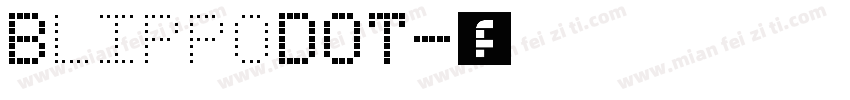 BlippoDOT字体转换