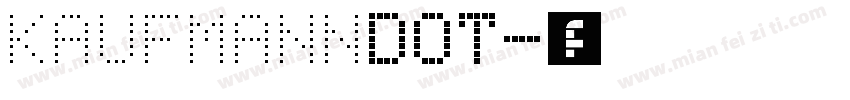 kaufmannDOT字体转换