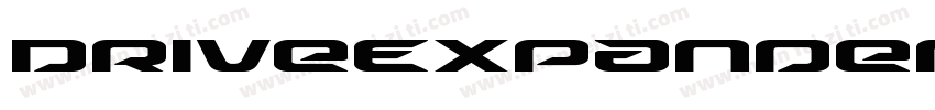 DriveExpandedItalic-r6xK字体转换