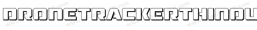 DroneTrackerThinoutlineItal-oVpa字体转换