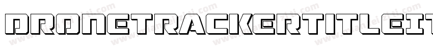 DroneTrackerTitleItalic-0w1R字体转换