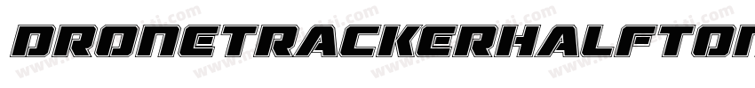 DroneTrackerHalftoneItalic-MnEw字体转换