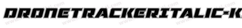 DroneTrackerItalic-KzpA字体转换