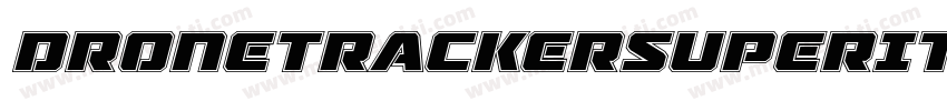DroneTrackerSuperItalic-XwMj字体转换