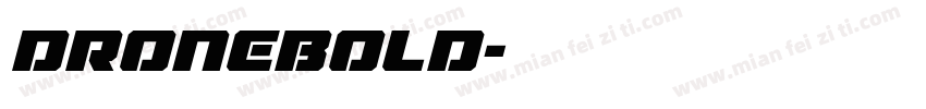 DroneBold字体转换