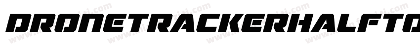 DroneTrackerHalftoneItalic-MnEw字体转换