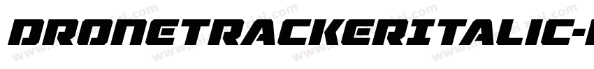 DroneTrackerItalic-KzpA字体转换