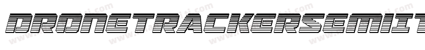 DroneTrackerSemiItalic-LlGD字体转换