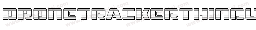DroneTrackerThinoutlineItal-oVpa字体转换