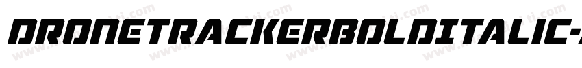 DroneTrackerBoldItalic-MnEB字体转换