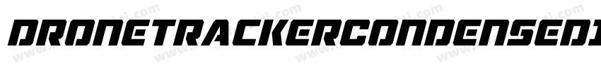 DroneTrackerCondensedItalic-lDp5字体转换
