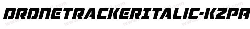 DroneTrackerItalic-KzpA字体转换