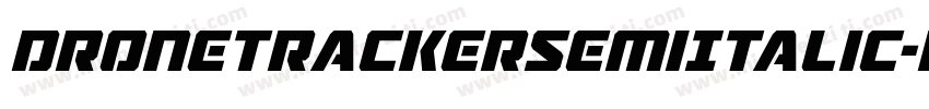 DroneTrackerSemiItalic-LlGD字体转换