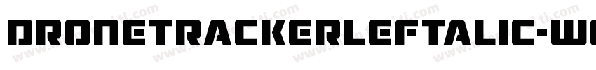 DroneTrackerLeftalic-w6W8字体转换