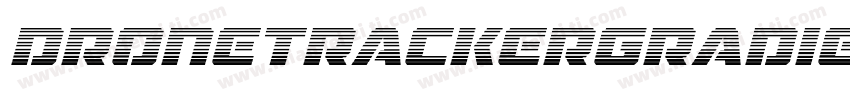 DroneTrackerGradientItalic-Y7Ka字体转换