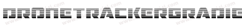 DroneTrackerGradientItalic-Y7Ka字体转换