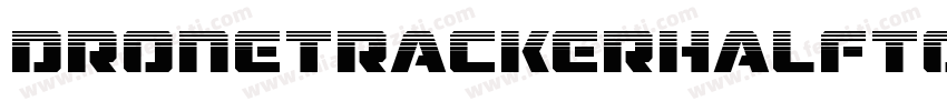 DroneTrackerHalftoneItalic-MnEw字体转换