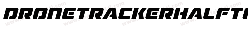 DroneTrackerHalftoneItalic-MnEw字体转换