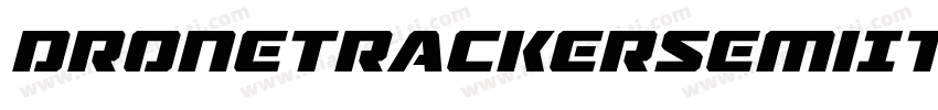 DroneTrackerSemiItalic-LlGD字体转换