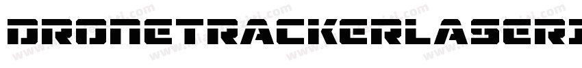 DroneTrackerLaserItalic-v6G7字体转换