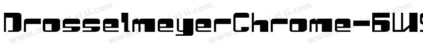 DrosselmeyerChrome-6W9A字体转换