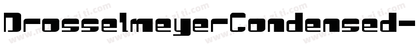 DrosselmeyerCondensed-9Oan字体转换