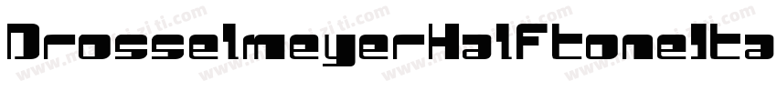 DrosselmeyerHalftoneItalic-MKzn字体转换