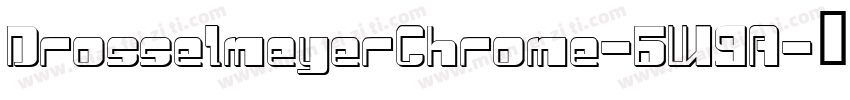 DrosselmeyerChrome-6W9A字体转换
