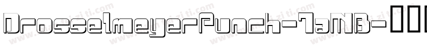 DrosselmeyerPunch-7aMB字体转换