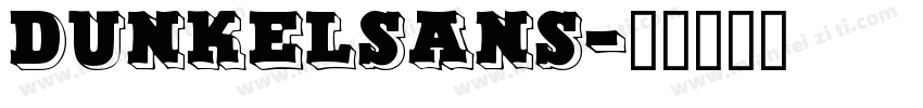 DunkelSans字体转换