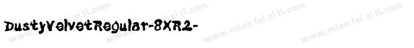 DustyVelvetRegular-8XR2字体转换