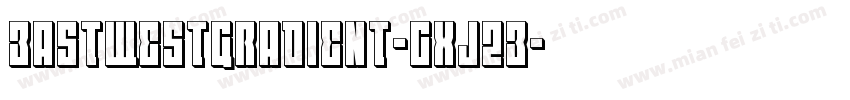 EastWestGradient-gxj2E字体转换