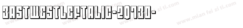 EastWestLeftalic-2O7Eo字体转换