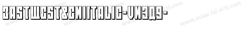 EastWestSemiItalic-vm3A9字体转换