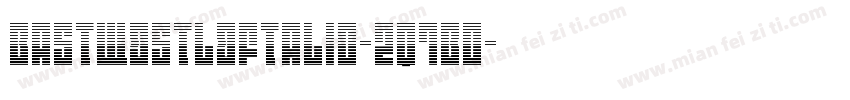 EastWestLeftalic-2O7Eo字体转换