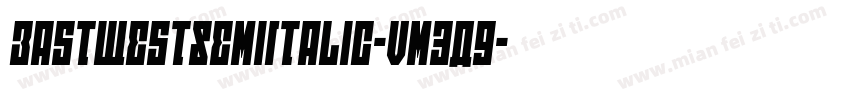 EastWestSemiItalic-vm3A9字体转换