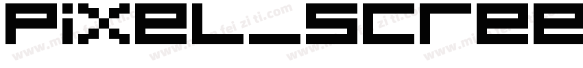Pixel_Screen_Font-L字体转换