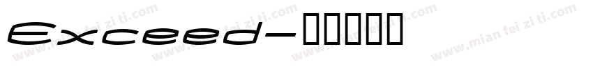 Exceed字体转换