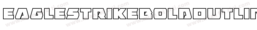 EagleStrikeBoldOutlineItal-1gRv字体转换