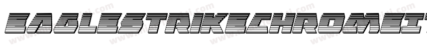EagleStrikeChromeItalic-BJOw字体转换