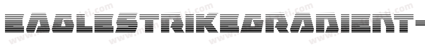 EagleStrikeGradient-KrpX字体转换