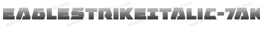 EagleStrikeItalic-7aK4字体转换
