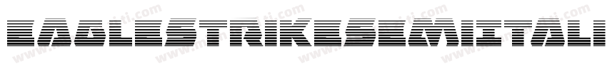 EagleStrikeSemiItalic-gVME字体转换