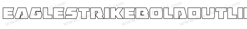 EagleStrikeBoldOutlineItal-1gRv字体转换