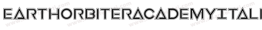 EarthOrbiterAcademyItalic-2aJo字体转换