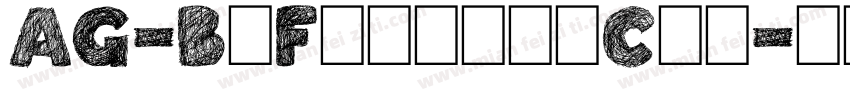 AG-B_FashionCnd字体转换