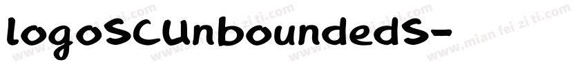 logoSCUnboundedS字体转换