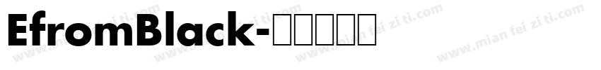 EfromBlack字体转换