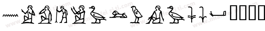 Jackey_Egypt字体转换